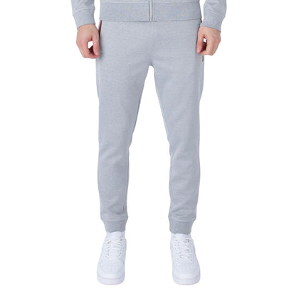 Grey - Front - Luke 1977 Mens Hobart Zipped Jogging Bottoms