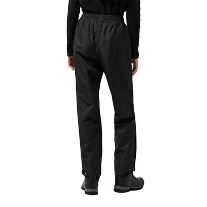 Black - Back - Gelert Womens-Ladies Horizon Plain Waterproof Trousers