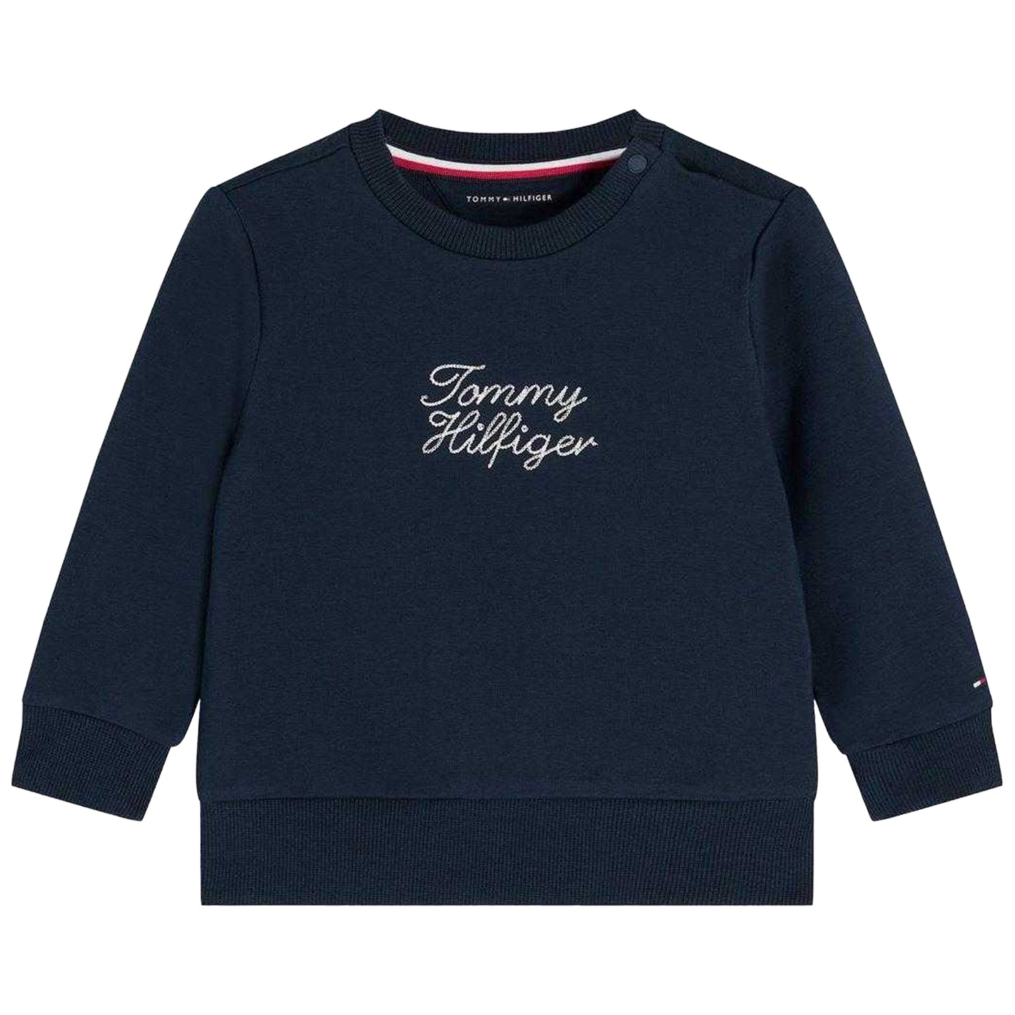 Night Navy - Side - Tommy Hilfiger Childrens-Kids Logo Tracksuit Set
