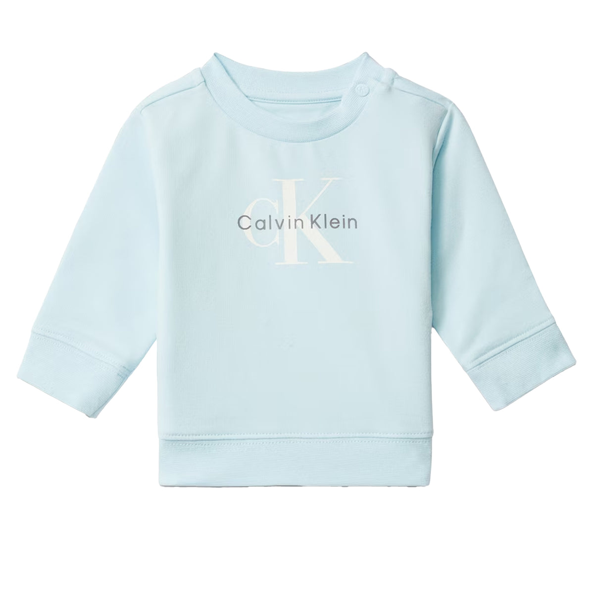 Blue - Side - Calvin Klein Childrens-Kids Logo Co-ord Set