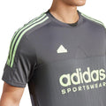 Grey - Side - Adidas Mens Tiro T-Shirt