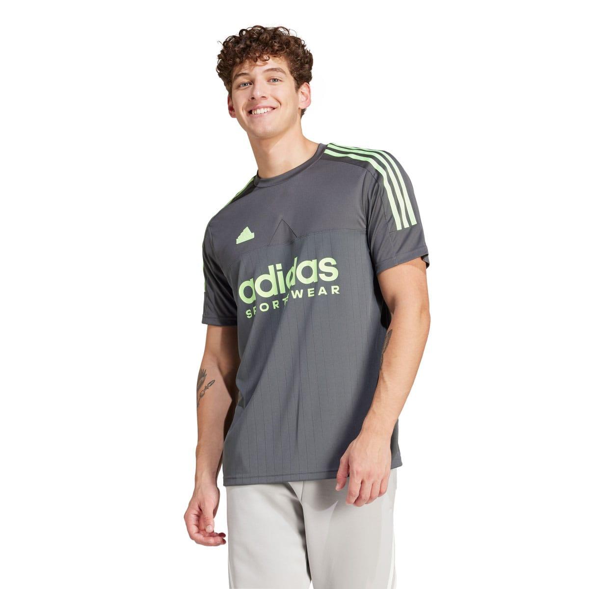 Grey - Lifestyle - Adidas Mens Tiro T-Shirt