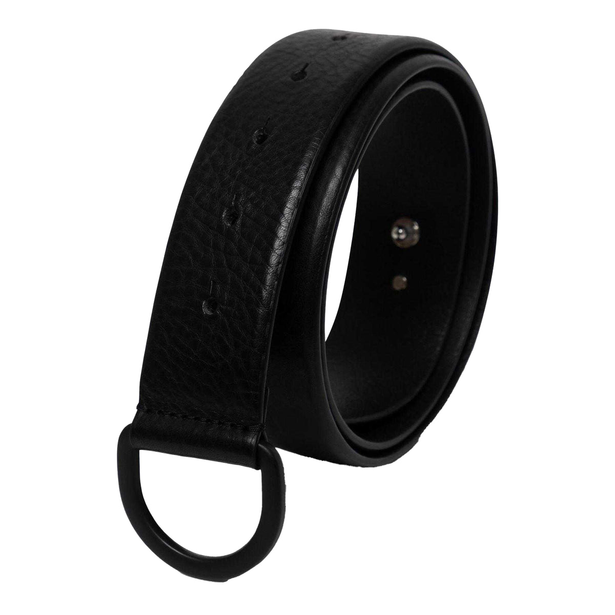 Black Denim - Back - Diesel Mens B-Bly Leather Belt