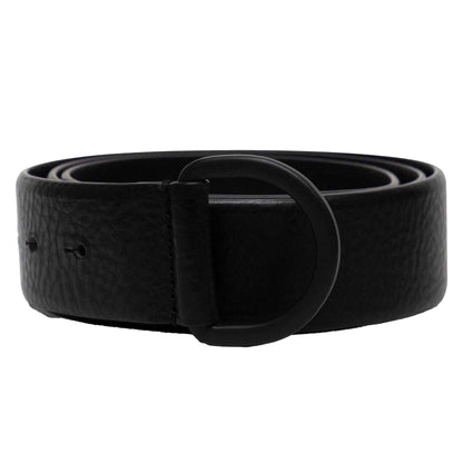 Black Denim - Front - Diesel Mens B-Bly Leather Belt