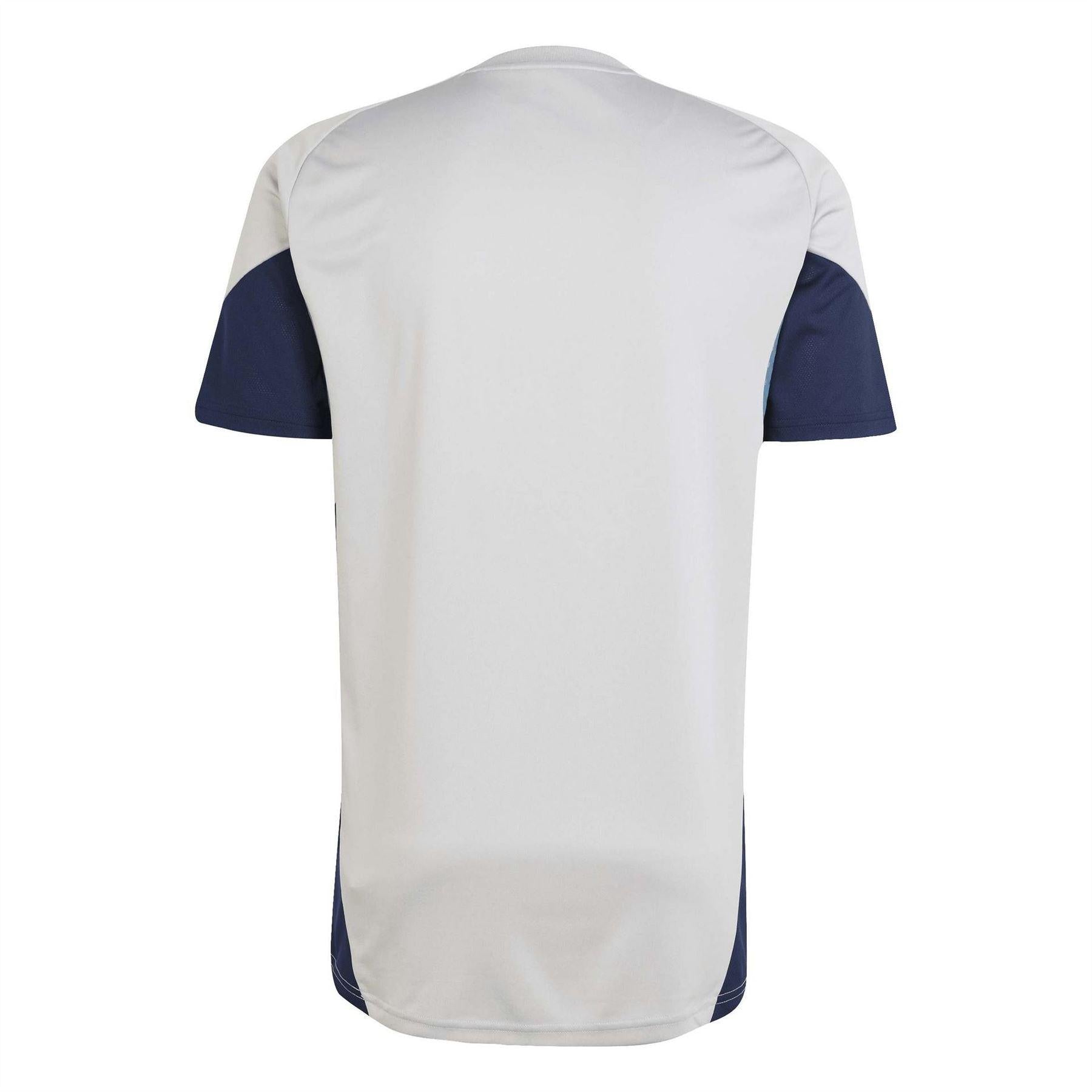 White-Blue - Back - Adidas Mens Arsenal FC Jersey