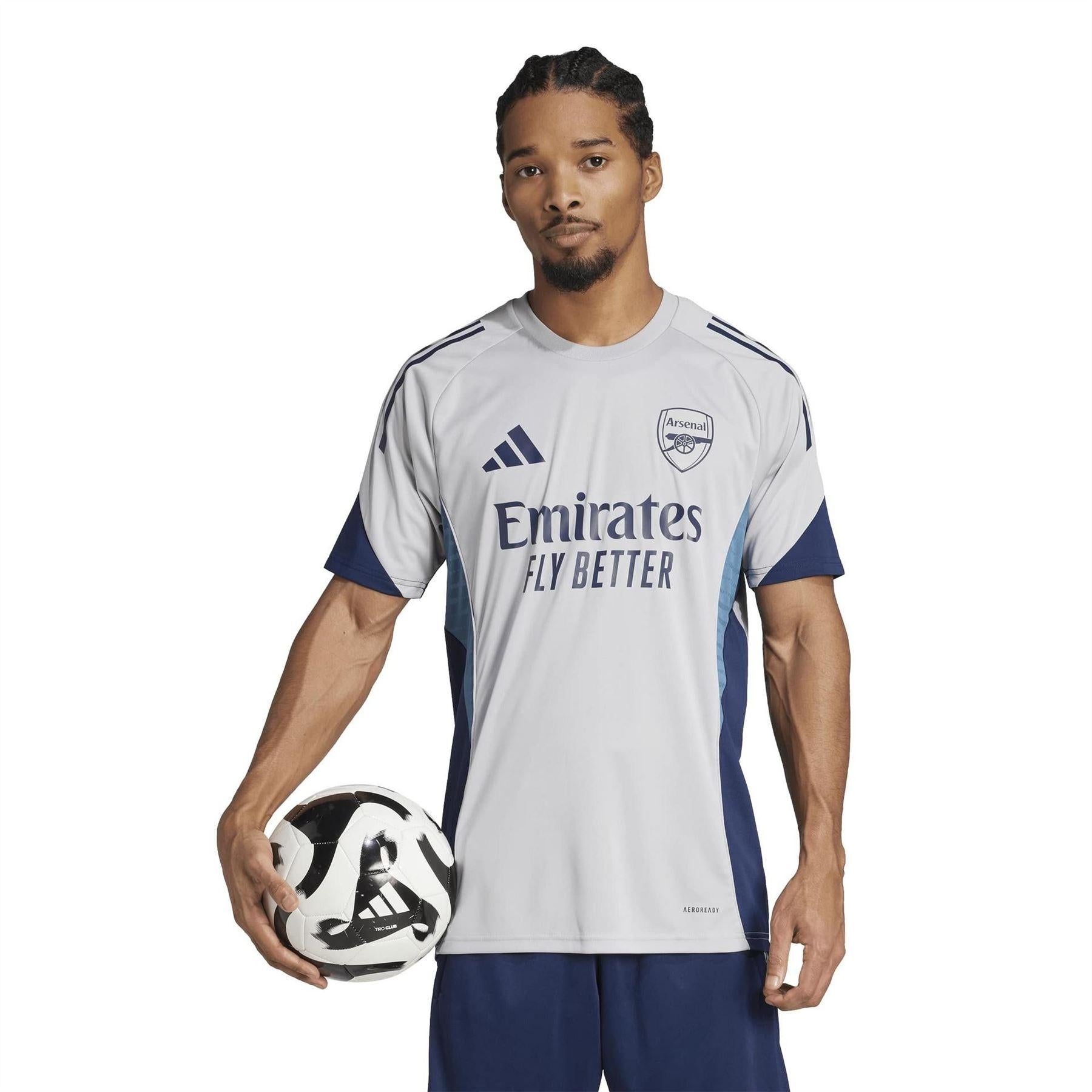White-Blue - Lifestyle - Adidas Mens Arsenal FC Jersey