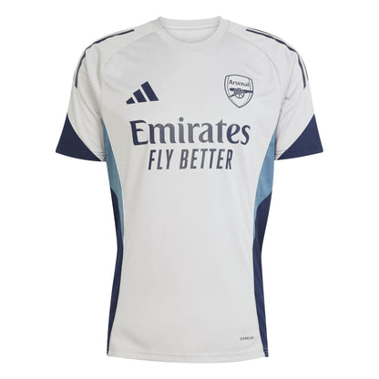 White-Blue - Front - Adidas Mens Arsenal FC Jersey