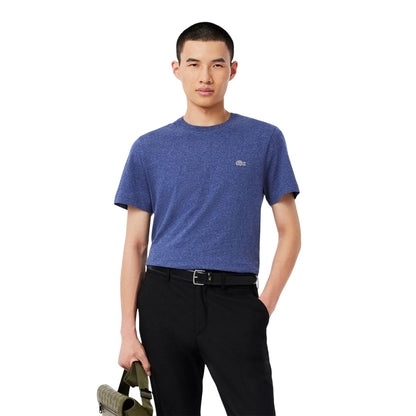 Navy - Pack Shot - Lacoste Mens Mercerised Cotton T-Shirt