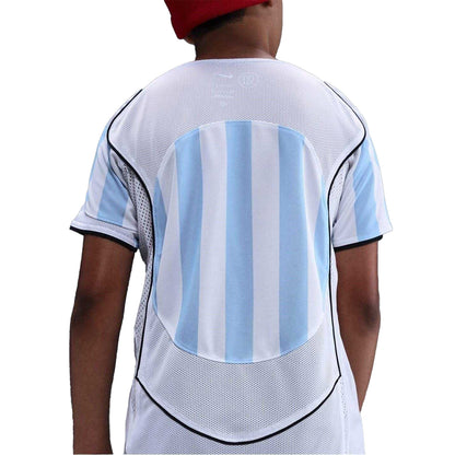 White-Blue - Lifestyle - Nike Childrens-Kids Total 90 Energy Shirt