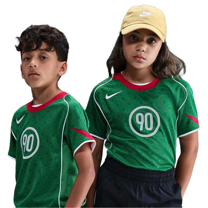 Green-Red - Lifestyle - Nike Childrens-Kids Total 90 Energy Retro Football Jersey