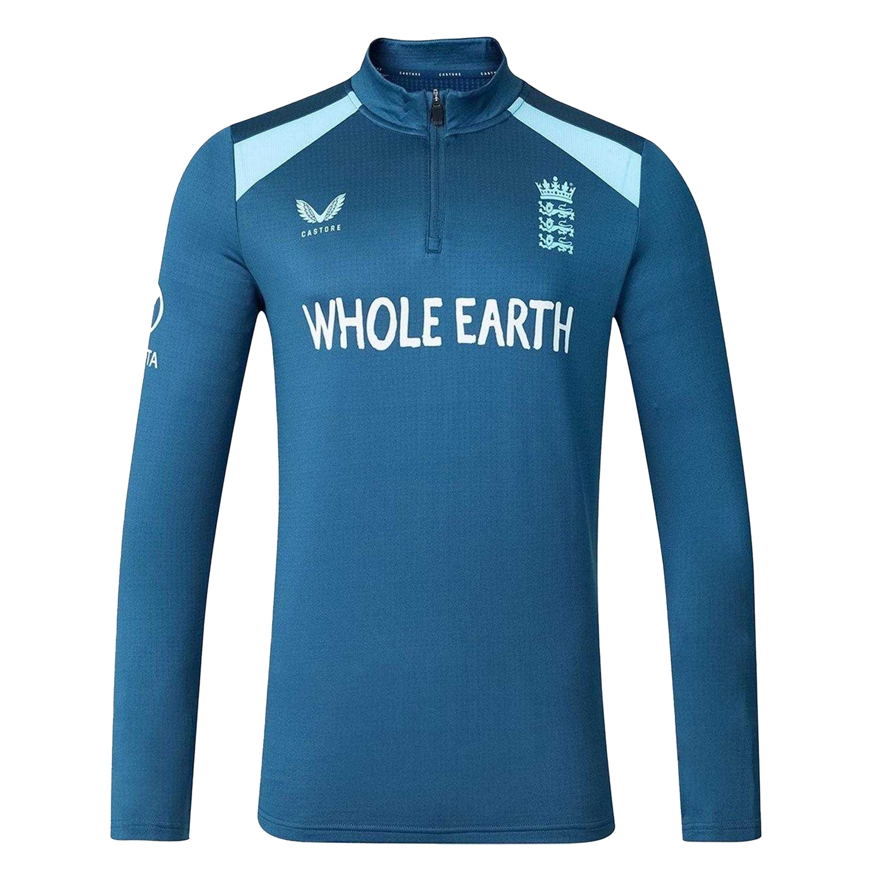 Ensign Blue - Front - Castore Mens England Cricket Base Layer Top