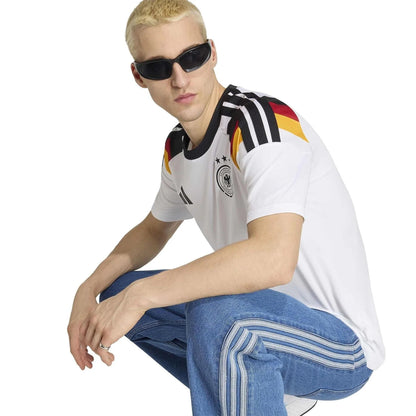 White-Black - Side - Adidas Mens 2026 Germany DFB Jersey