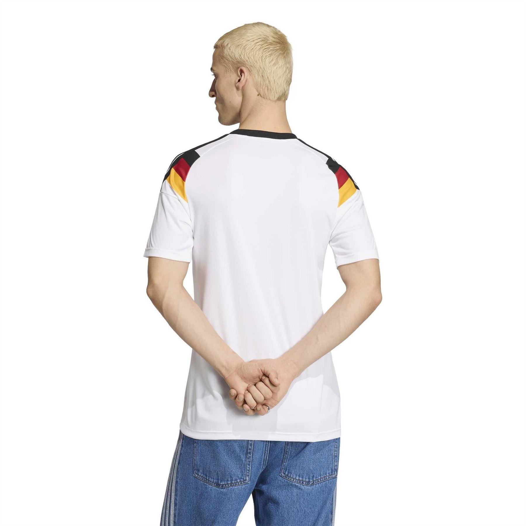 White-Black - Pack Shot - Adidas Mens 2026 Germany DFB Jersey