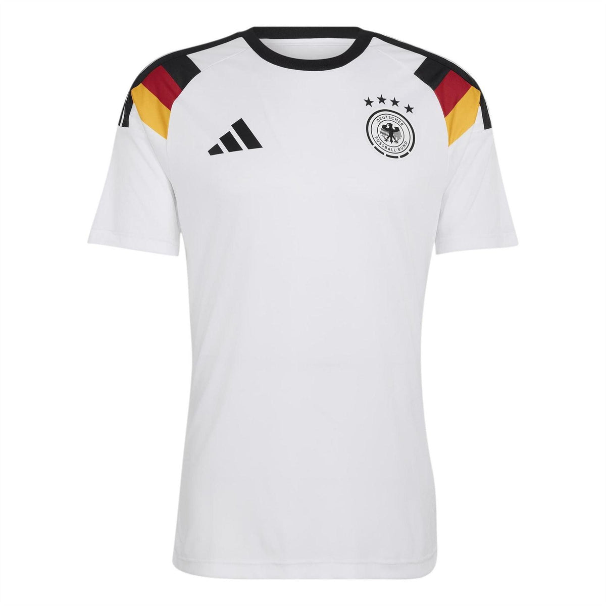 White-Black - Front - Adidas Mens 2026 Germany DFB Jersey
