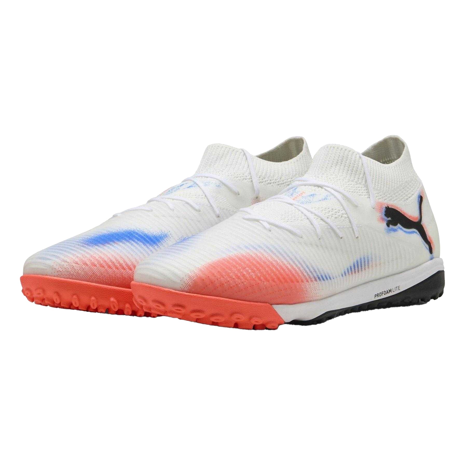 Puma White - Pack Shot - Puma Mens Future 8 Pro Cage Astro Turf Trainers