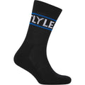 Black - Back - Lyle & Scott Mens Logo Sport Socks (Pack of 3)