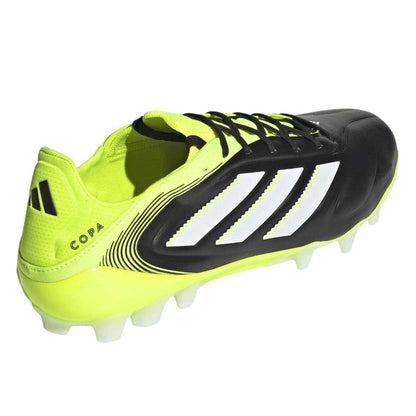 Core Black-Yellow - Back - Adidas Mens Copa Pure III 3 Stripes Lace Up Firm Ground Football Boots
