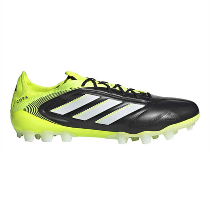 Core Black-Yellow - Front - Adidas Mens Copa Pure III 3 Stripes Lace Up Firm Ground Football Boots