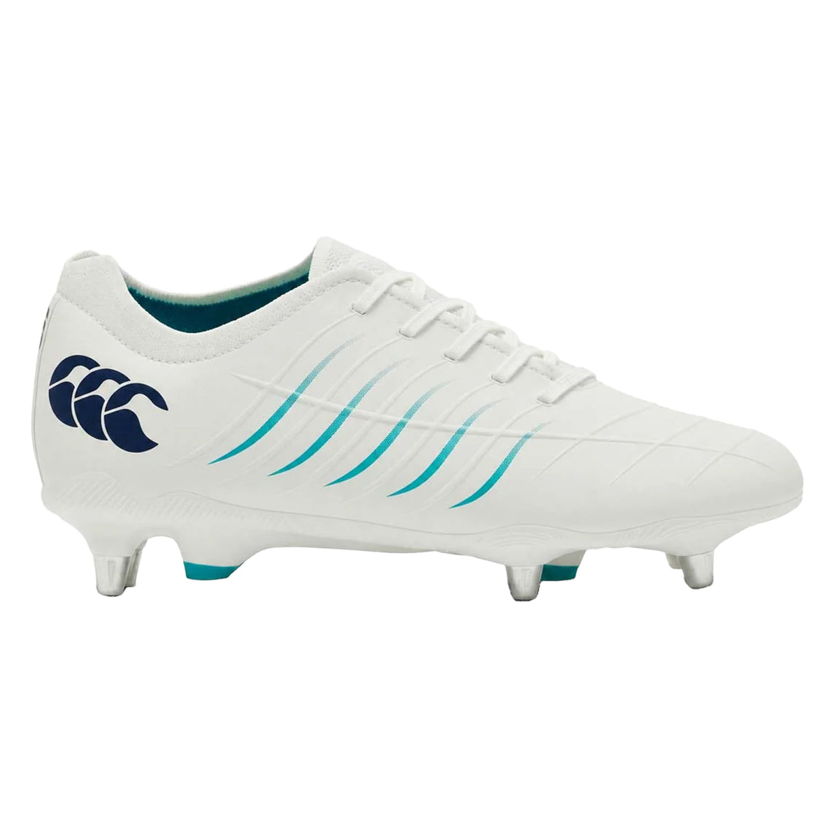 White - Front - Canterbury Mens Phoenix 2 Pro Soft Ground Rugby Boots