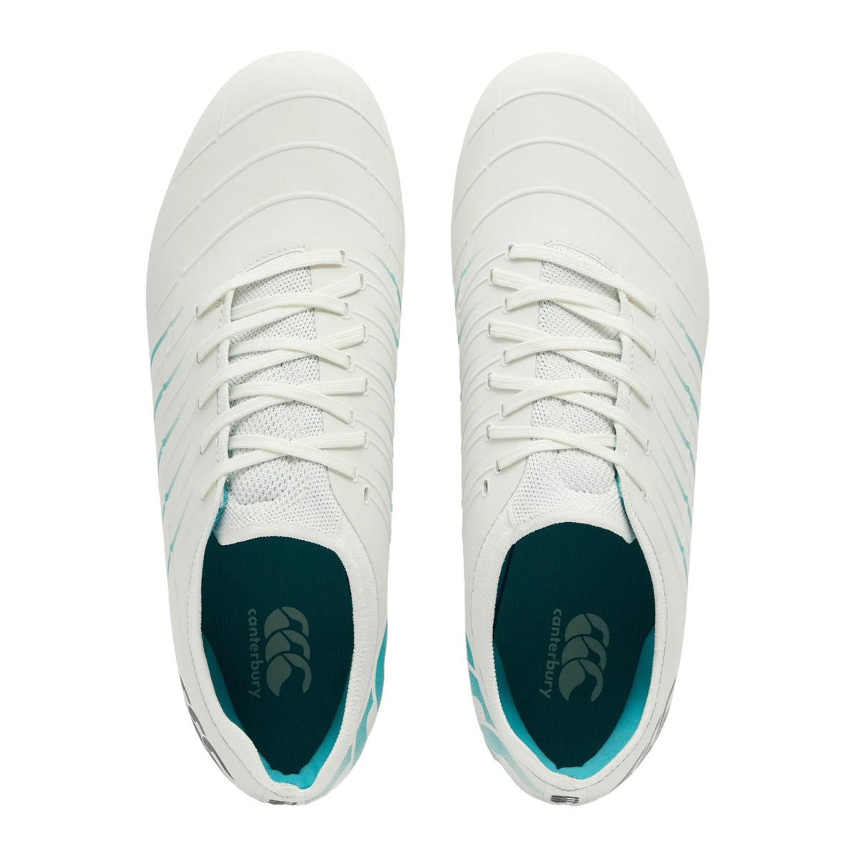 White - Side - Canterbury Mens Phoenix 2 Pro Soft Ground Rugby Boots