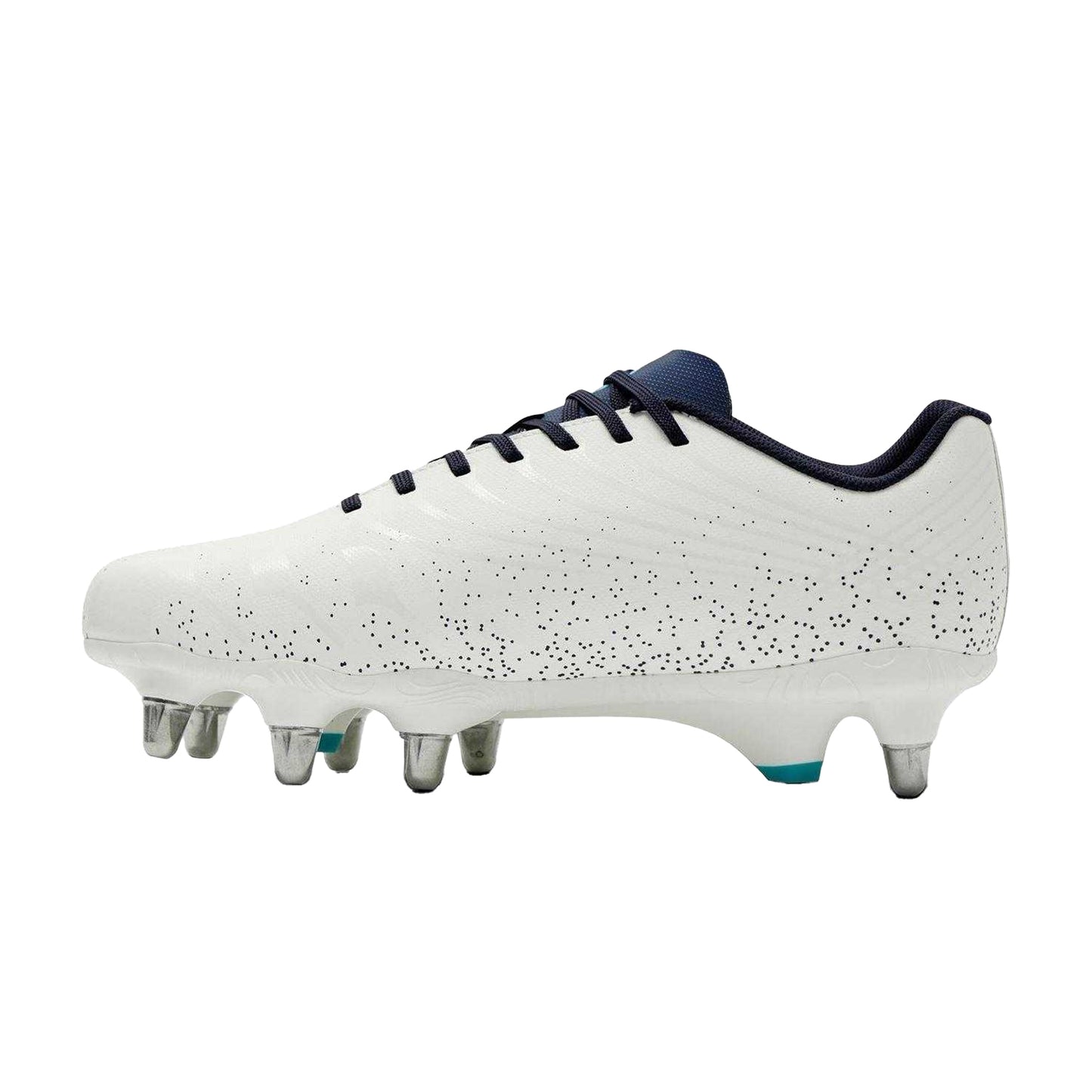 White - Side - Canterbury Mens Stampede Groundbreak Team Soft Ground Rugby Boots