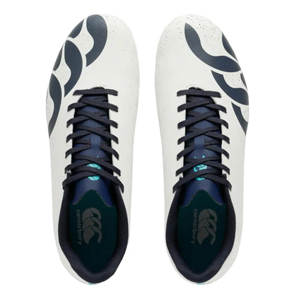 White - Lifestyle - Canterbury Mens Stampede Groundbreak Team Soft Ground Rugby Boots