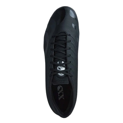 Black-Silver - Side - Canterbury Mens Stampede Groundbreak Pro Lace Up Soft Ground Rugby Boots