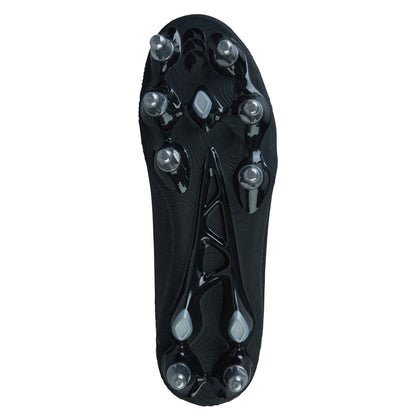 Black-Silver - Lifestyle - Canterbury Mens Stampede Groundbreak Pro Lace Up Soft Ground Rugby Boots