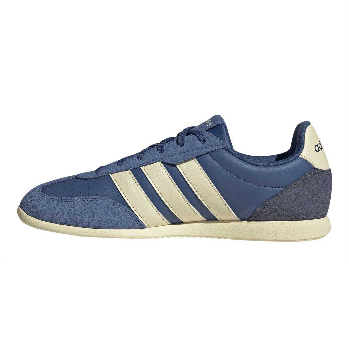 Blue - Side - Adidas Mens Barreda Low Cut Trainers