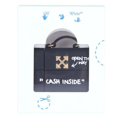 Black-Gold-White - Back - Off White Jitney AirPod Pro Case
