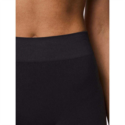 Black - Side - Pieces Womens-Ladies London High Waist Cycling Shorts