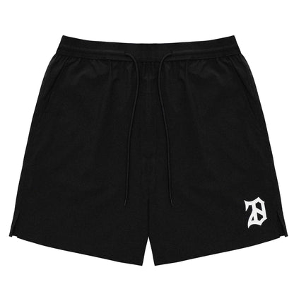 Black - Front - 28 Club Mens Performance Shorts
