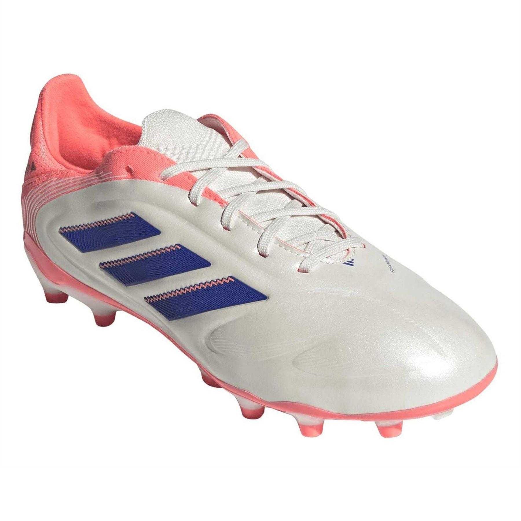 Off White - Pack Shot - Adidas Childrens-Kids Copa Pure III Low Firm Ground Football Boots