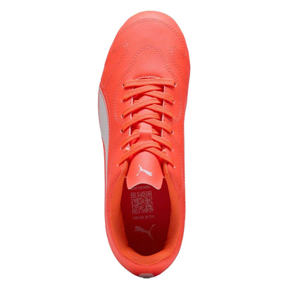 Glowing Red - Side - Puma Childrens-Kids Vitoria II Firm Ground Football Boots