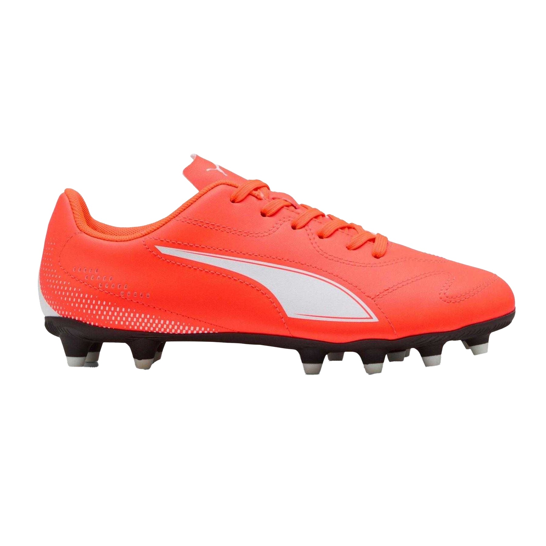 Glowing Red - Front - Puma Childrens-Kids Vitoria II Firm Ground Football Boots
