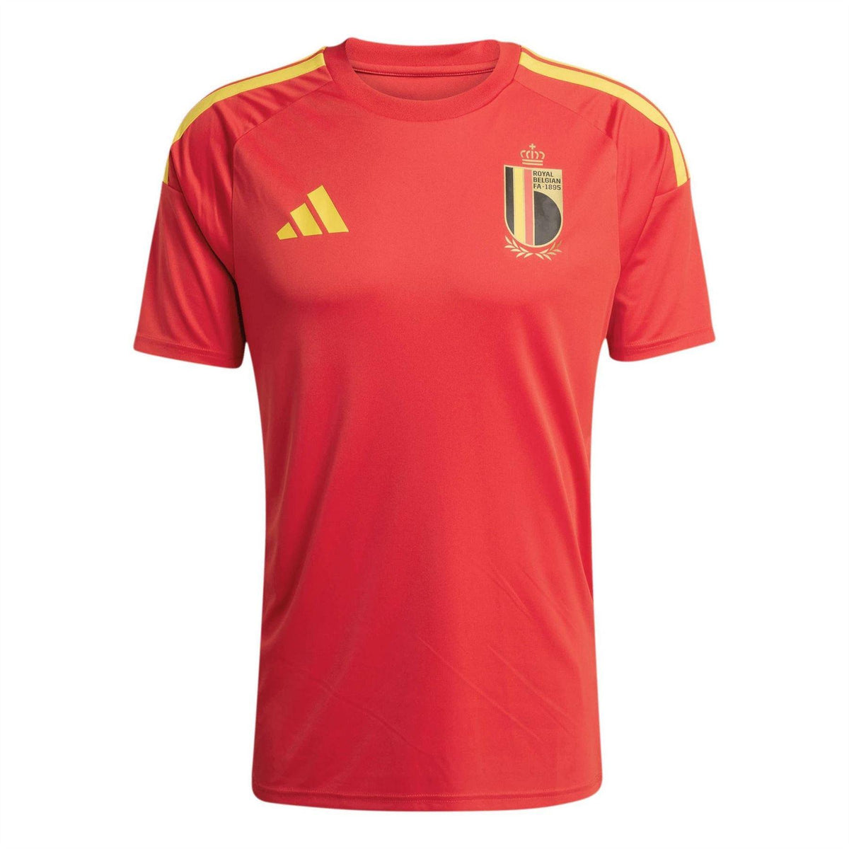 Red-Gold - Front - Adidas Unisex Adult 2026 Belgium Home Jersey