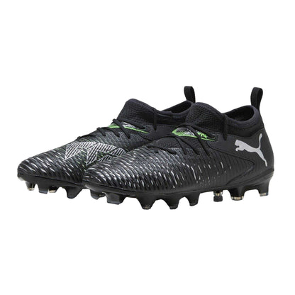 Black-Green - Pack Shot - Puma Childrens-Kids Future 8 Match Artificial Ground Football Boots