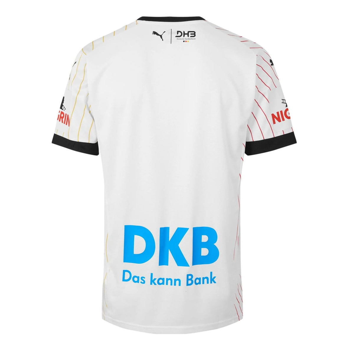 White-Black - Back - Puma Unisex Adult Germany Handball Home Jersey