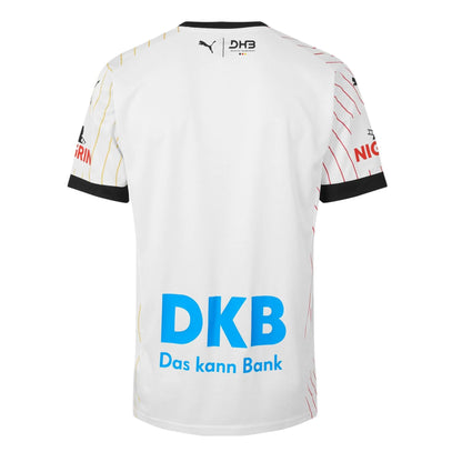 White-Black - Back - Puma Unisex Adult Germany Handball Home Jersey