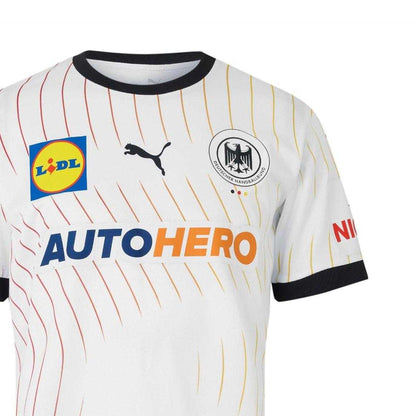 White-Black - Side - Puma Unisex Adult Germany Handball Home Jersey