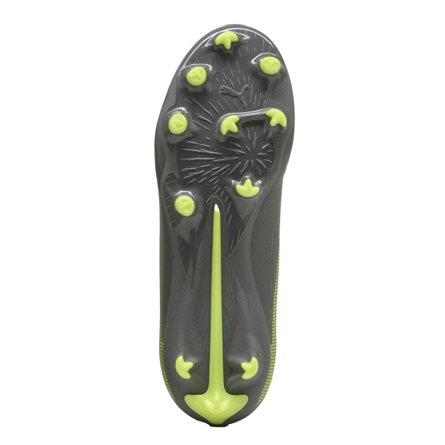 Silver-Yellow - Lifestyle - Puma Childrens-Kids Ultra 5 Play Firm Ground Football Boots