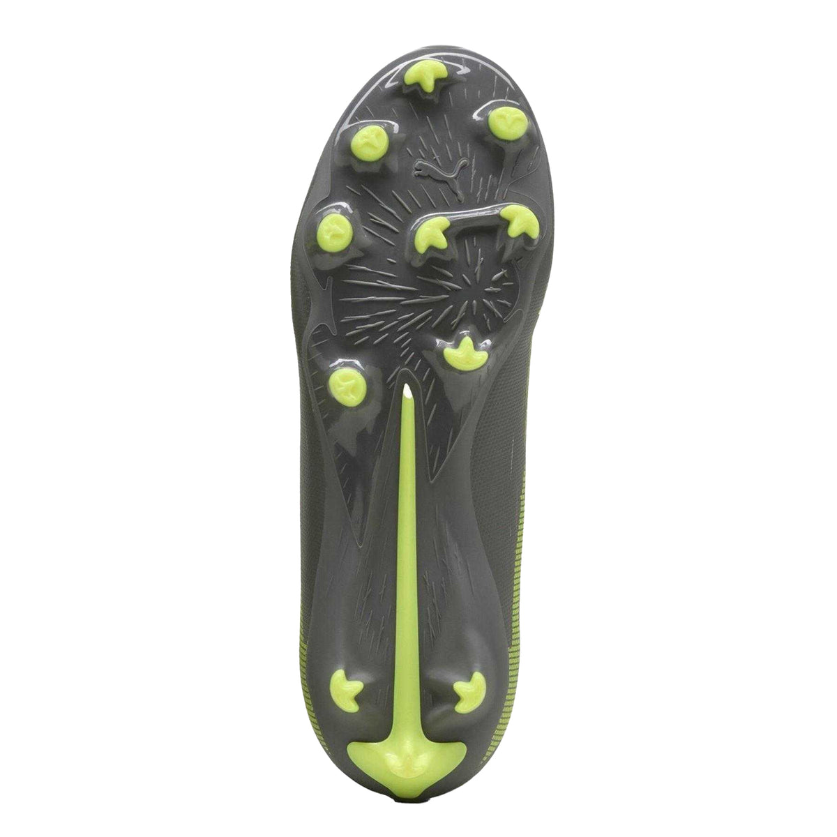 Silver-Yellow - Lifestyle - Puma Childrens-Kids Ultra 5 Play Firm Ground Football Boots