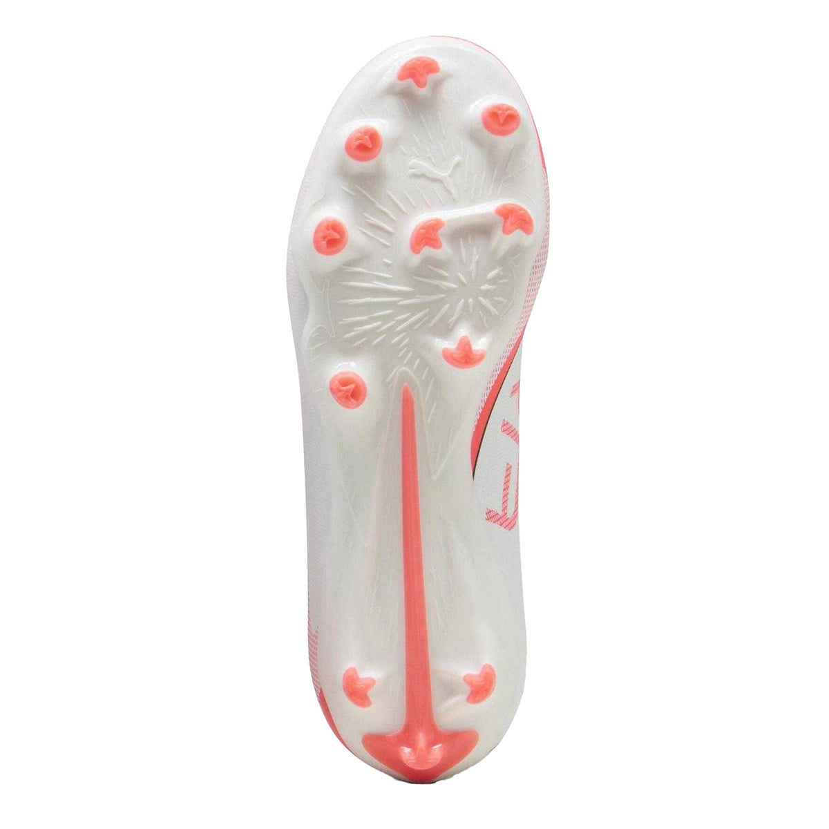 White-Red - Lifestyle - Puma Childrens-Kids Ultra 5 Play Firm Ground Football Boots