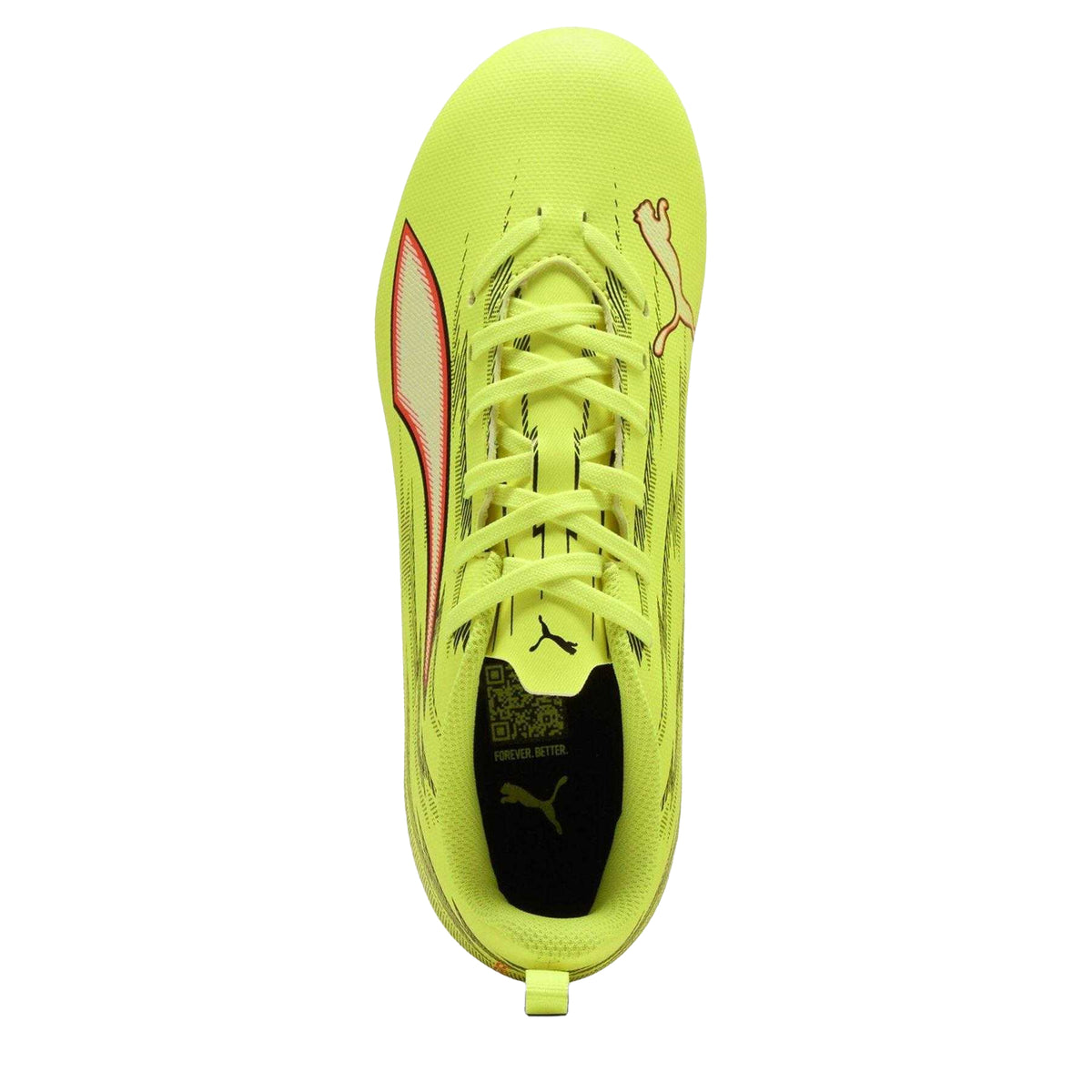 Yellow-Black - Side - Puma Childrens-Kids Ultra 5 Play Firm Ground Football Boots