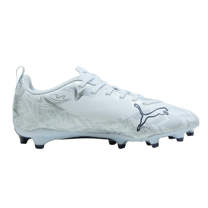 Ice Blue - Front - Puma Childrens-Kids Ultra 5 Play Firm Ground Football Boots