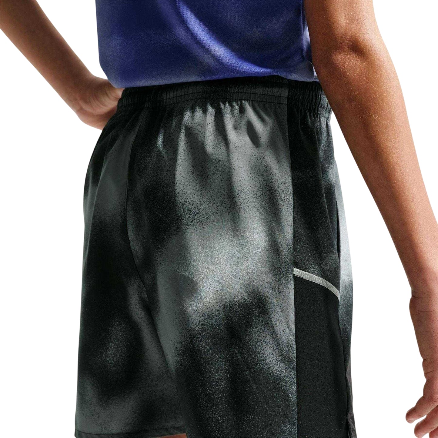 Black - Back - Nike Childrens-Kids Youth Dri-FIT Shorts