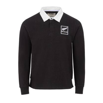 Athletic - Front - KooGa Unisex Adult New Zealand All Blacks Long-Sleeved Rugby Shirt