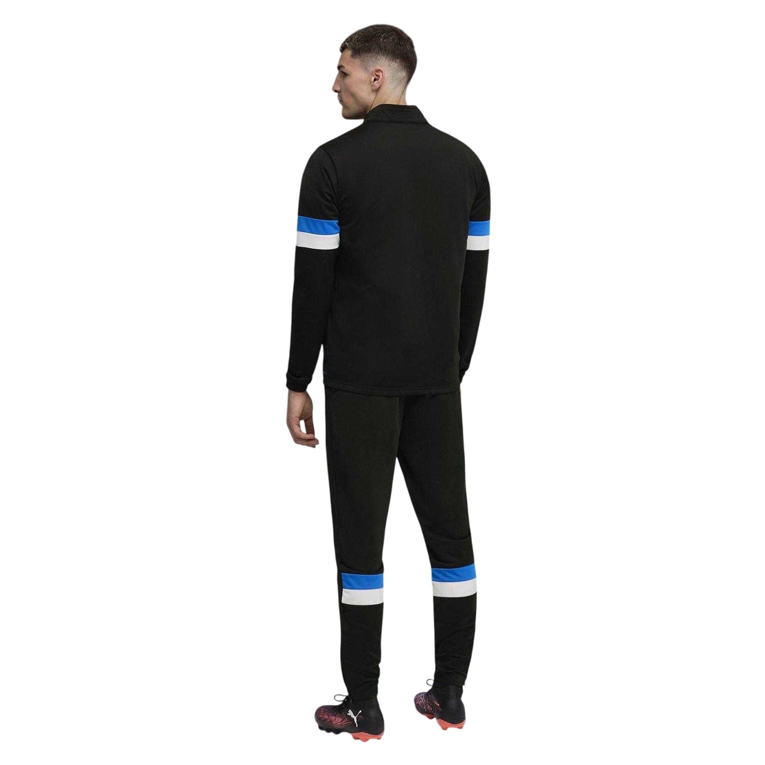 Black - Lifestyle - Puma Mens Individualrise Contrast Piping Tracksuit