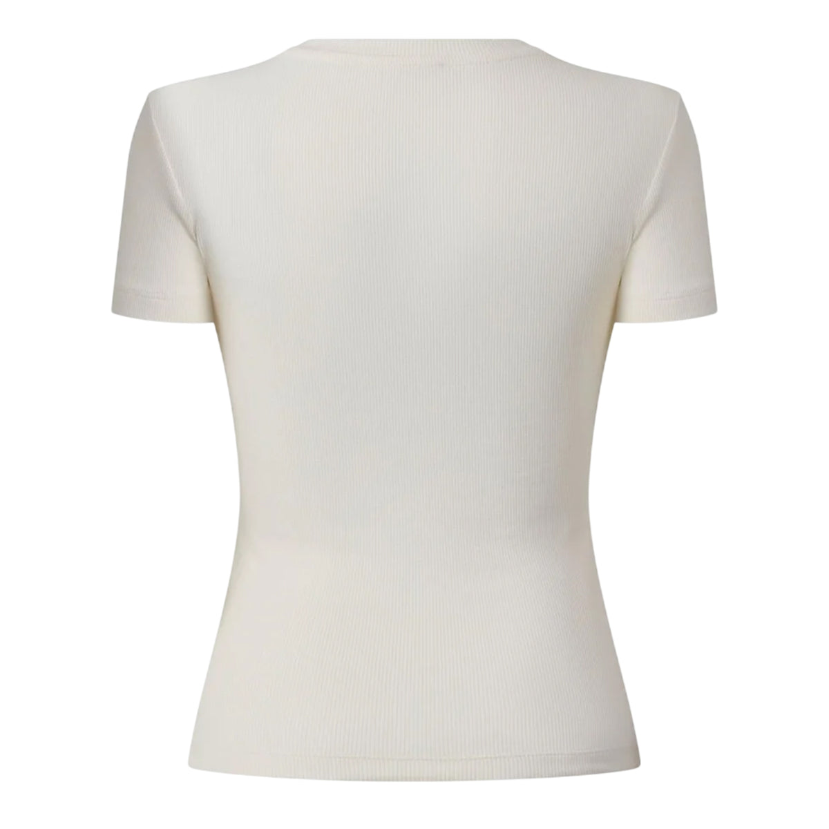 White - Back - 4th & Reckless Womens-Ladies Embroidered Logo Fitted T-Shirt