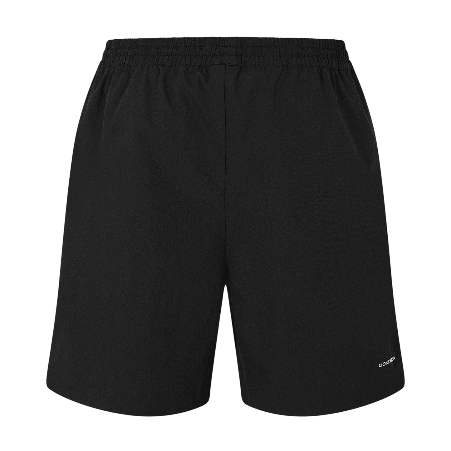 Black - Back - Condition Mens Performance Gym Shorts